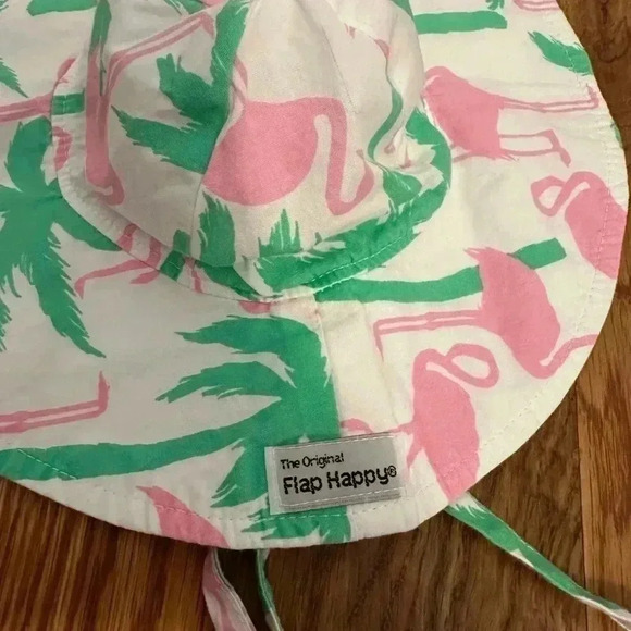 UPF 50+ The Flap Happy Floppy Baby Hat size Small - Picture 3 of 7